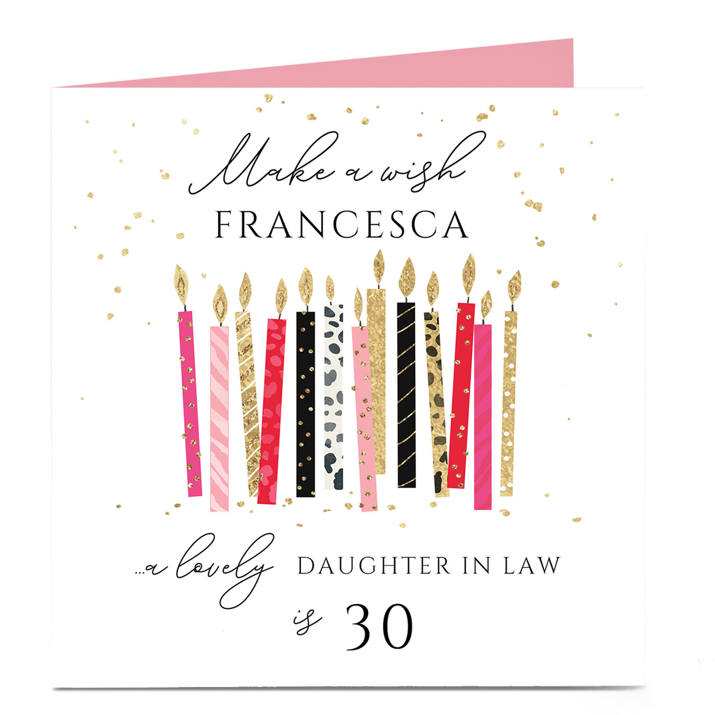 Buy Personalised Birthday Card Birthday Candles, Editable Age