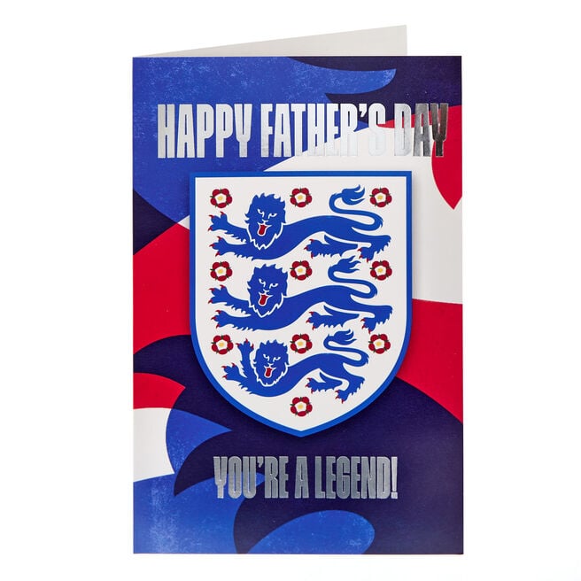 Official England Football Father's Day Card