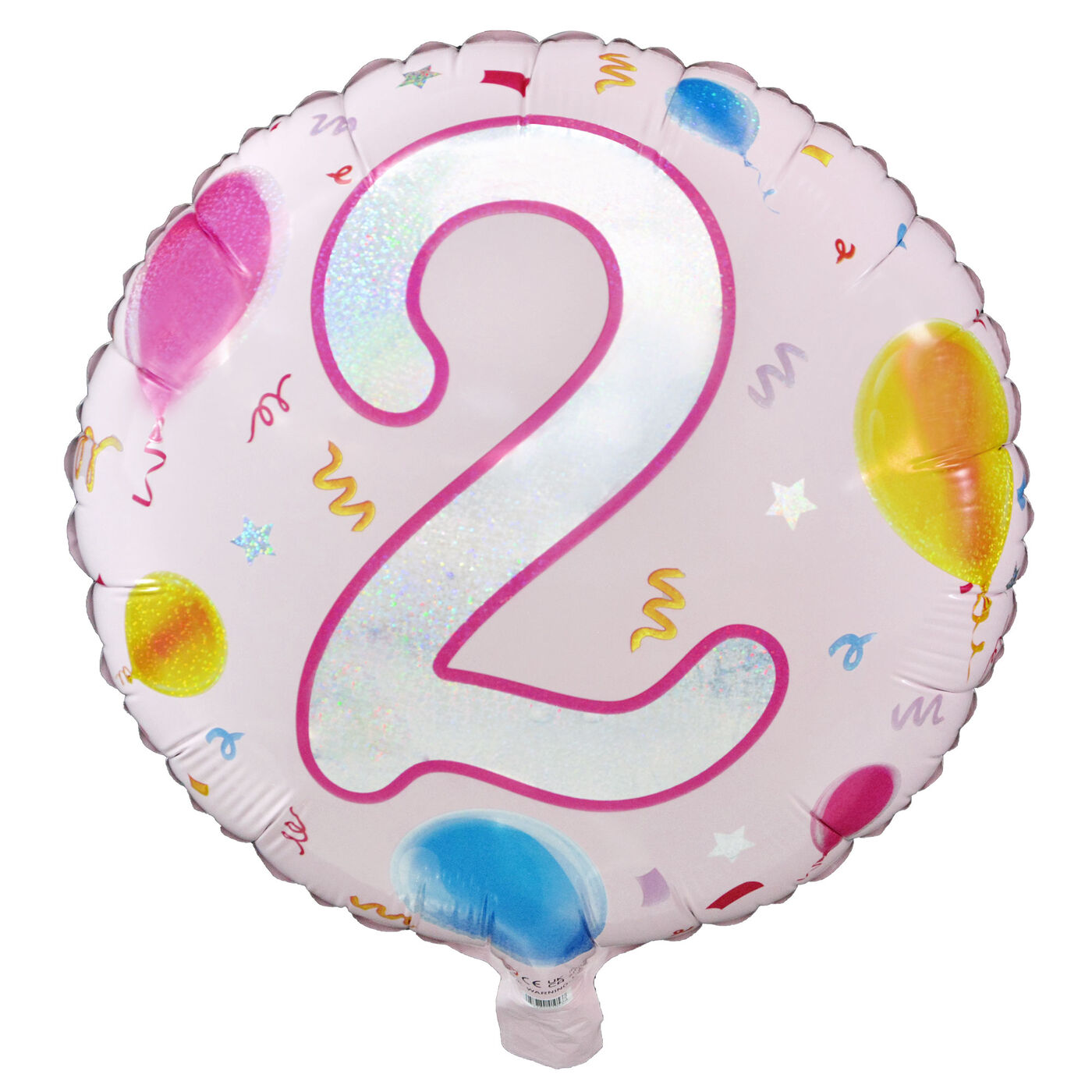Buy 18-Inch Pink Age 2 Foil Helium Balloon for GBP 2.99 | Card Factory UK