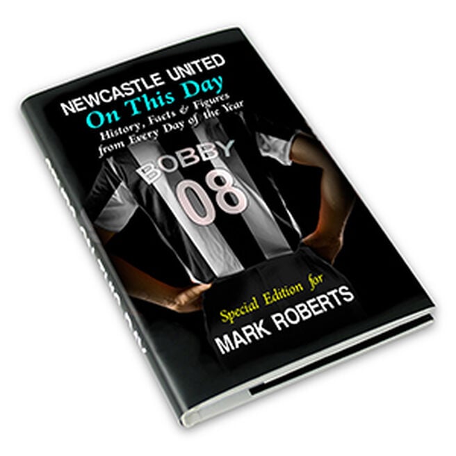 Personalised Newcastle United 'On This Day' Book