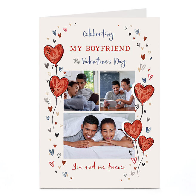 Personalised Valentine's Day Card - You and Me Forever, Boyfriend