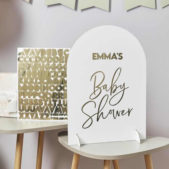 Baby Shower Customisable Sign