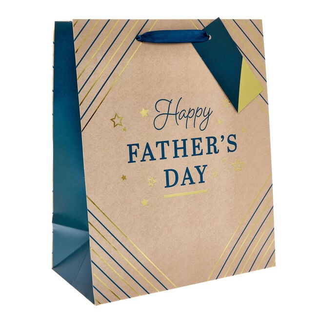 Happy Father's Day Large Portrait Gift Bag