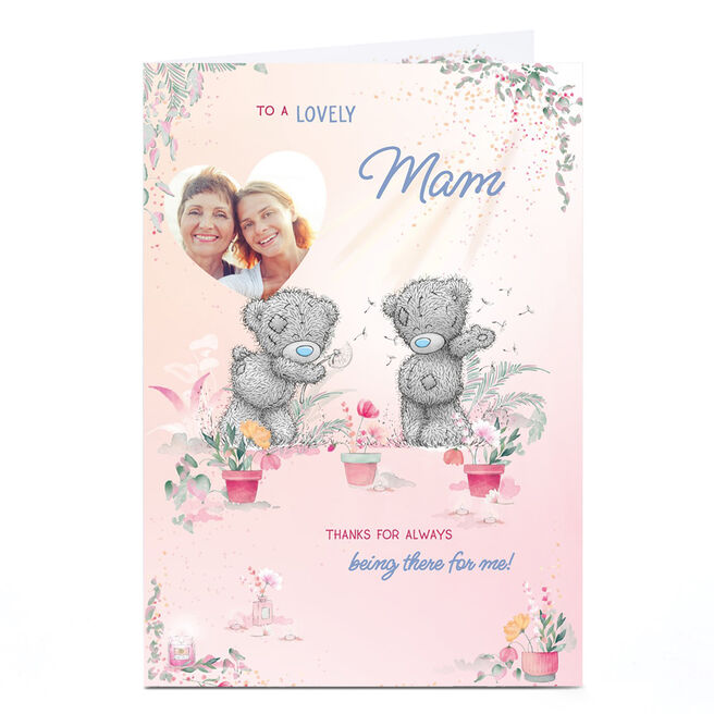 Photo Tatty Teddy Mother's Day Card - Dandelion Wish, Mam