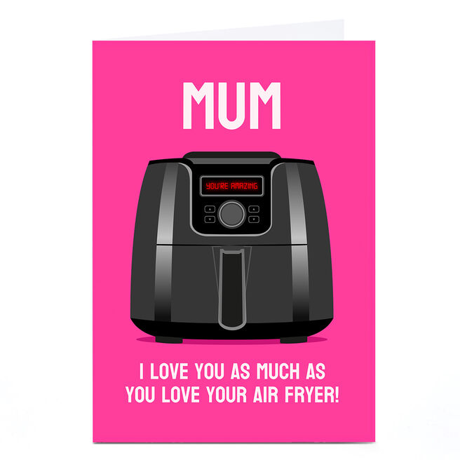 Personalised PG Quips Card - Air Fryer