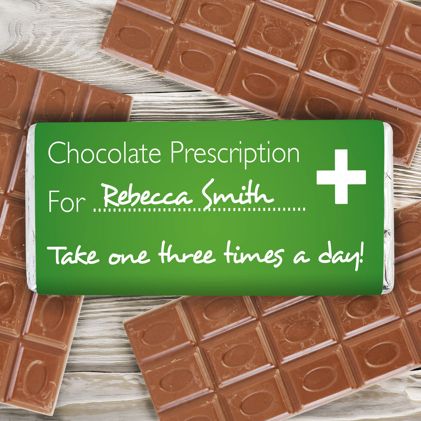 Buy Personalised Prescription Milk Chocolate Bar for GBP 5.99 Card