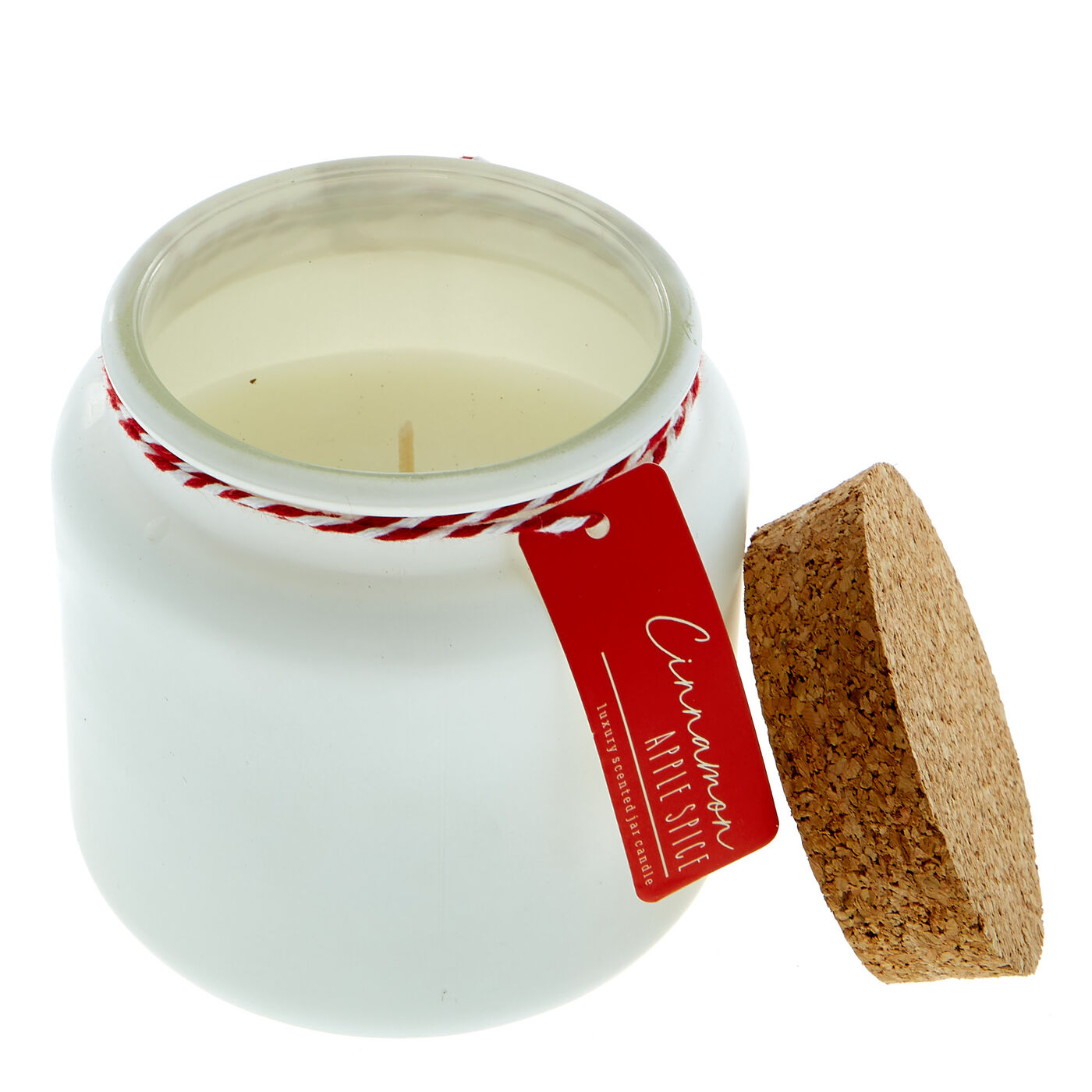 Buy Cinnamon Apple Spice Luxury Scented Jar Candle for GBP 3.99 Card