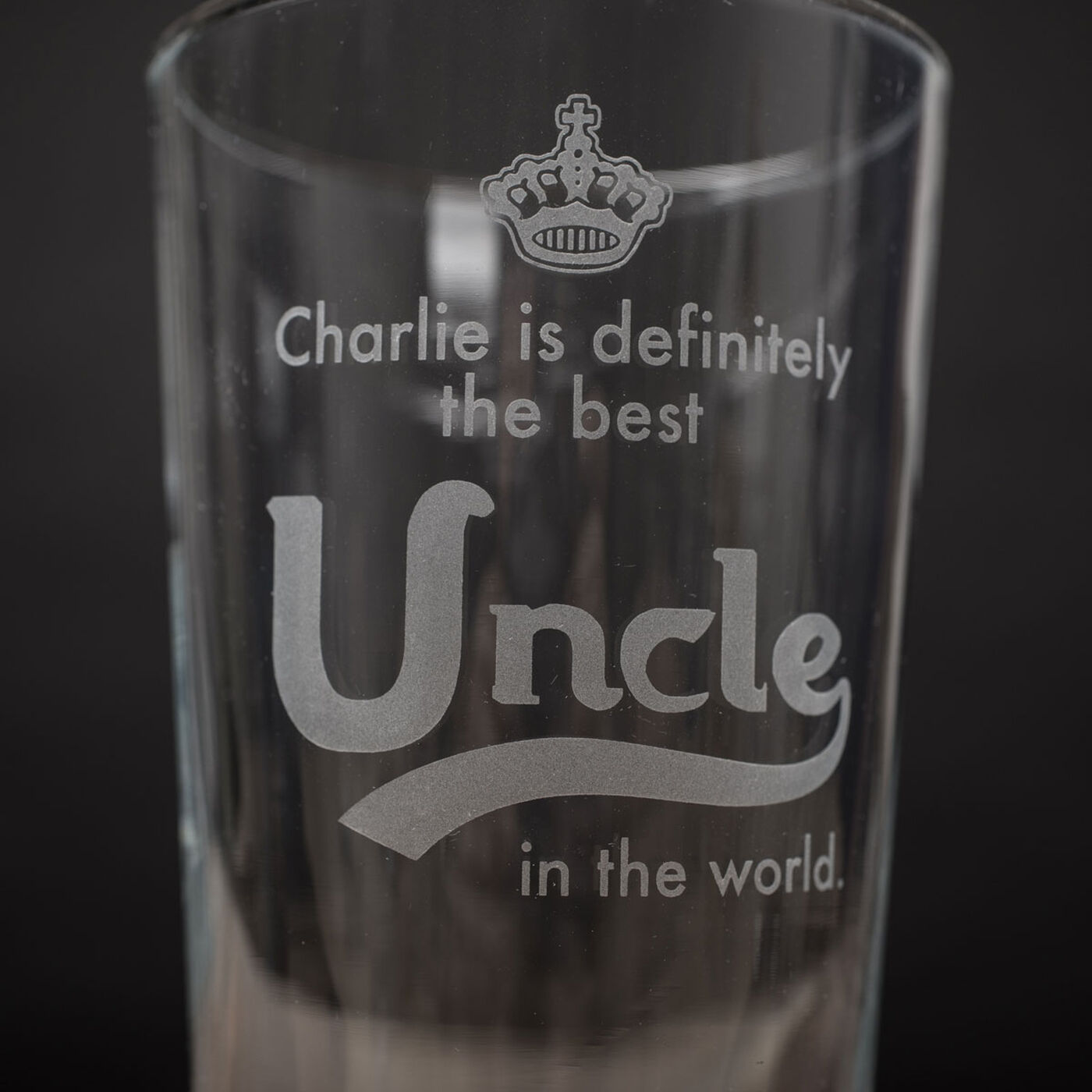 Insaxa Uncle Gifts - World's Finest Uncle Beer Glass (1 Pint / 580ml