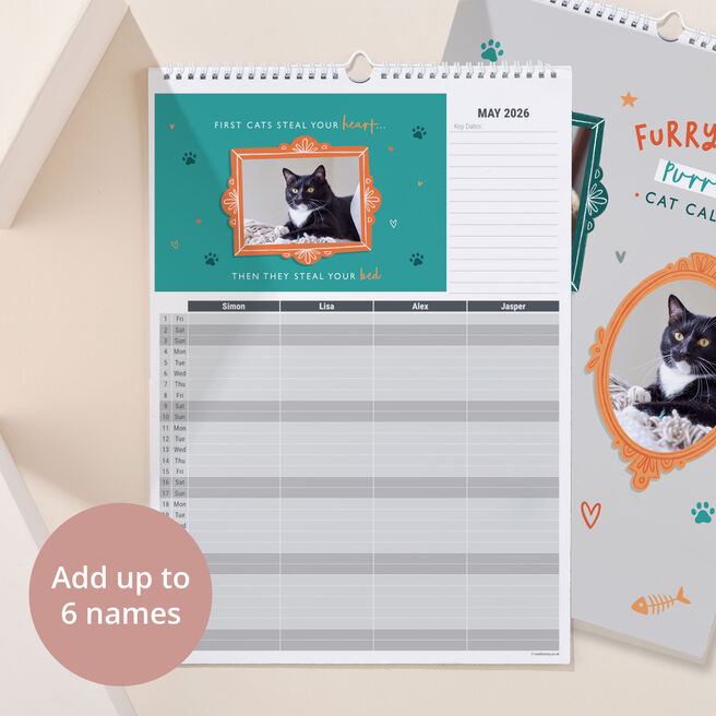 Photo Upload Cats Planner Calendar
