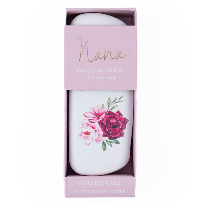 Nana Floral Glasses Case & Cleaning Cloth