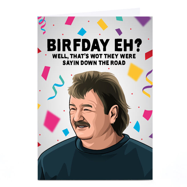 Personalised All Things Banter Birthday Card - Birfday Eh?