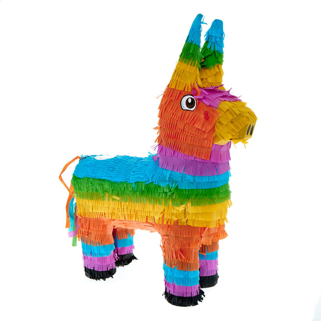 Traditional Donkey Rainbow Pinata