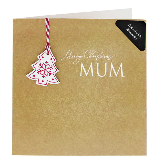 Mum Hanging Tree Christmas Card