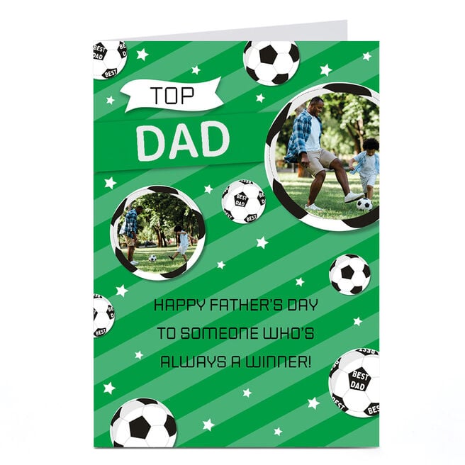 Photo Father's Day Card - Football Dad