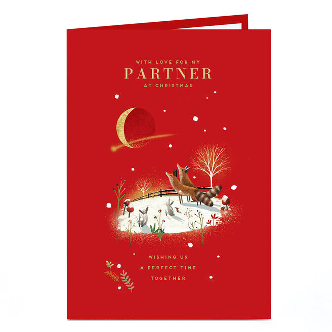 Christmas Card - Wishing Us A Perfect Time Together, For My Partner