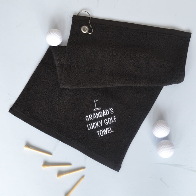 Personalised Golf Towel - Name