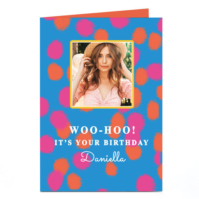 Photo Birthday Card - Woo-Hoo It's Your Birthday