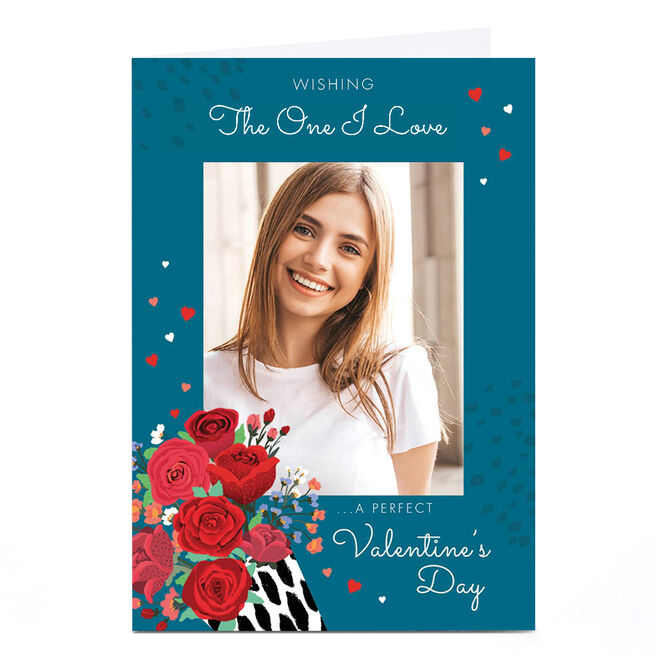 Photo Valentine's Day Card - Roses, One I Love