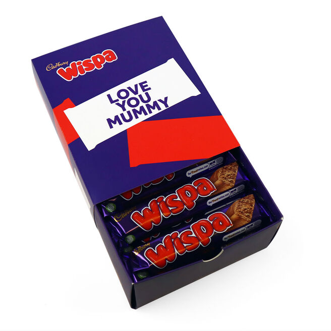 Personalised Cadbury Wispa Box - 20 Bars