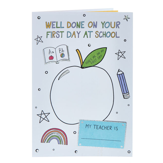 First Day At School Well Done Card