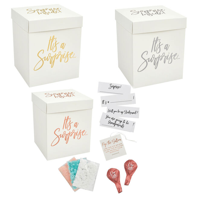 Metallic Surprise In A Box Set (3 Colour Options)