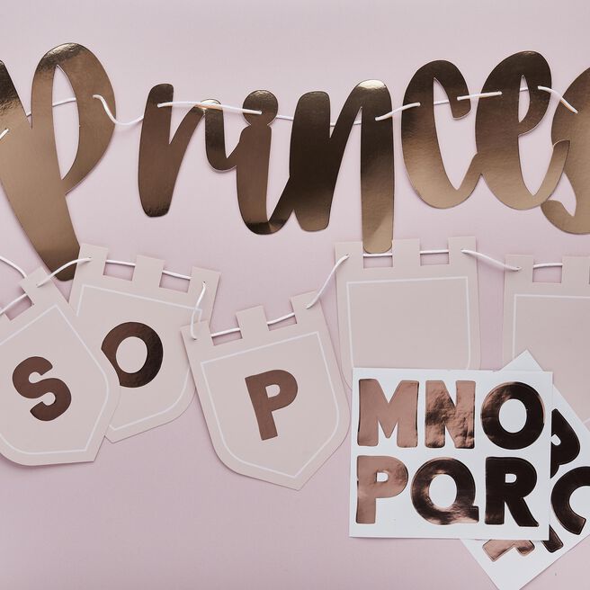 Princess Customisable Card Banner & Stickers