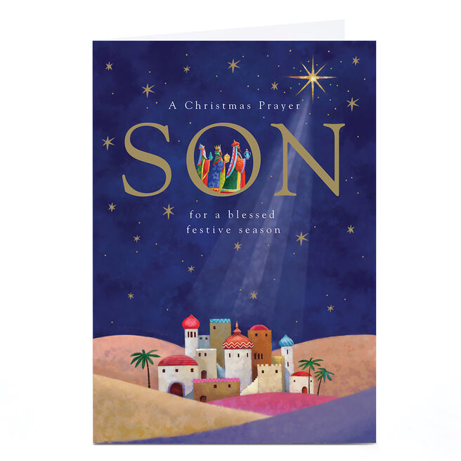 Christmas Card - A Christmas Prayer, Son