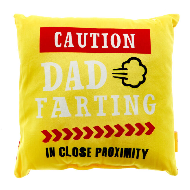 Dad's Farts Novelty Cushion