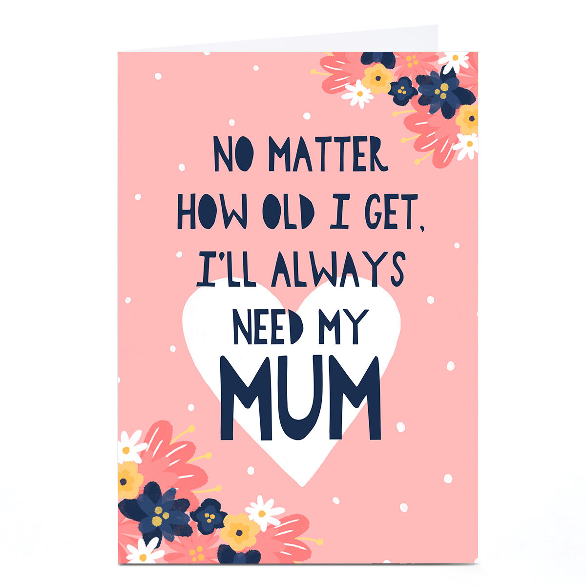 Thank You For Everything Mum Card Mothers Day Photo Card Photo Card from Daughter Mum Photo Card Cute Mum Card, Mothers Day Card UK