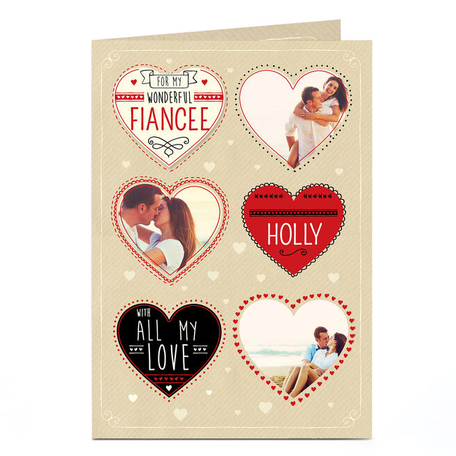 Multi Photo Card - All My Love, Fiancee