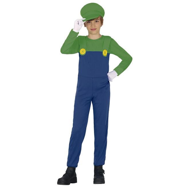 Green Train Driver Children's Fancy Dress Costume 