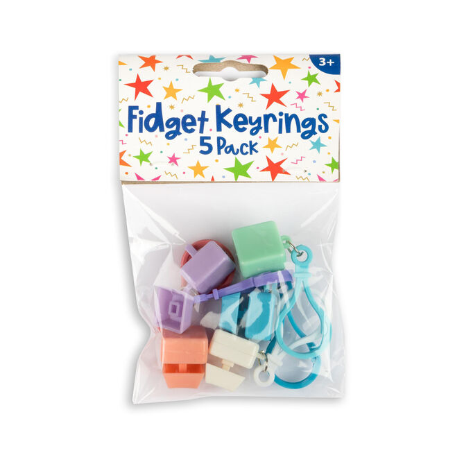 Click Fidget Keyrings - Pack of 5