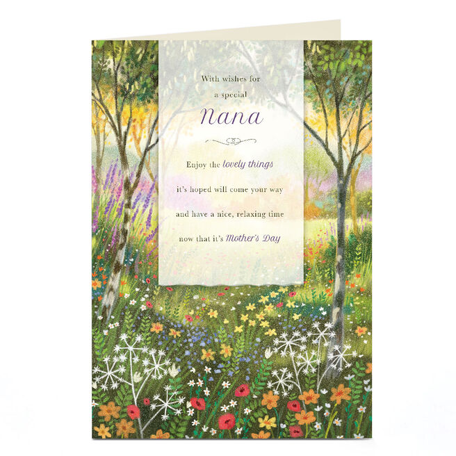 Personalised Mother's Day Card - Lovely Things Nana