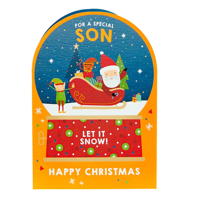 Christmas Card - Special Son Let It Snow