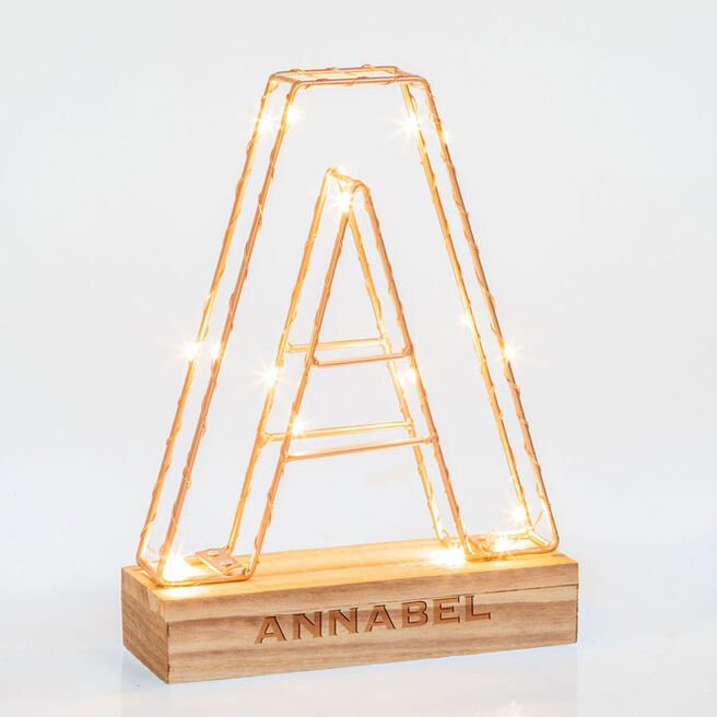 Personalised Lumi Letter Light
