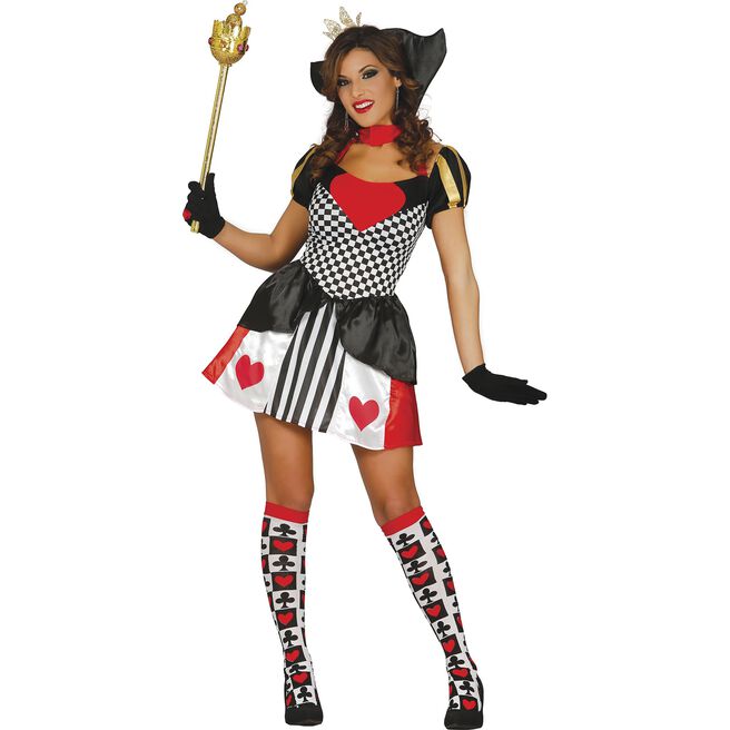 Queen of Hearts Adult Fancy Dress Costume 