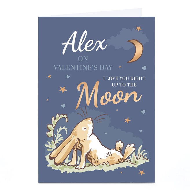 Personalised Valentine's Day Card - Guess How Much I Love You, Any Name