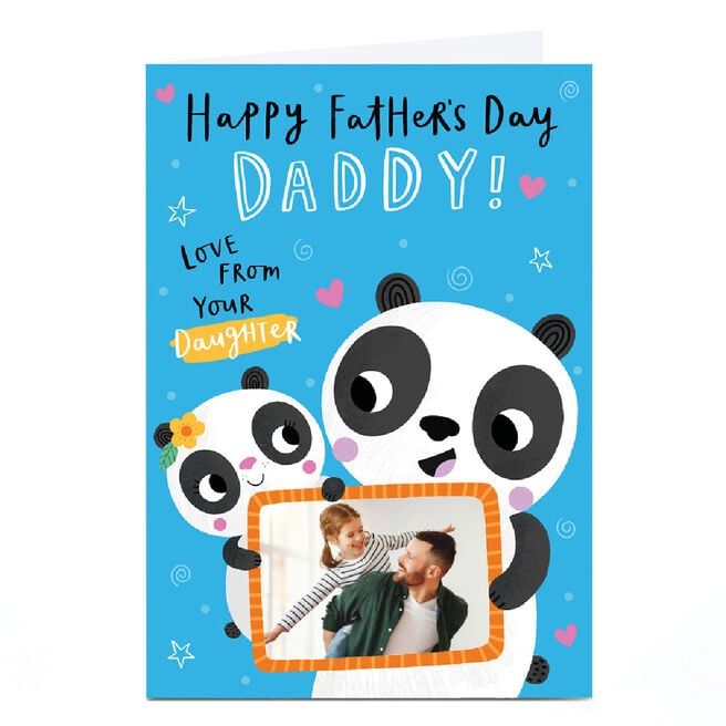 Photo Jess Moorhouse Father's Day Card - Daddy Panda, From Your Daughter
