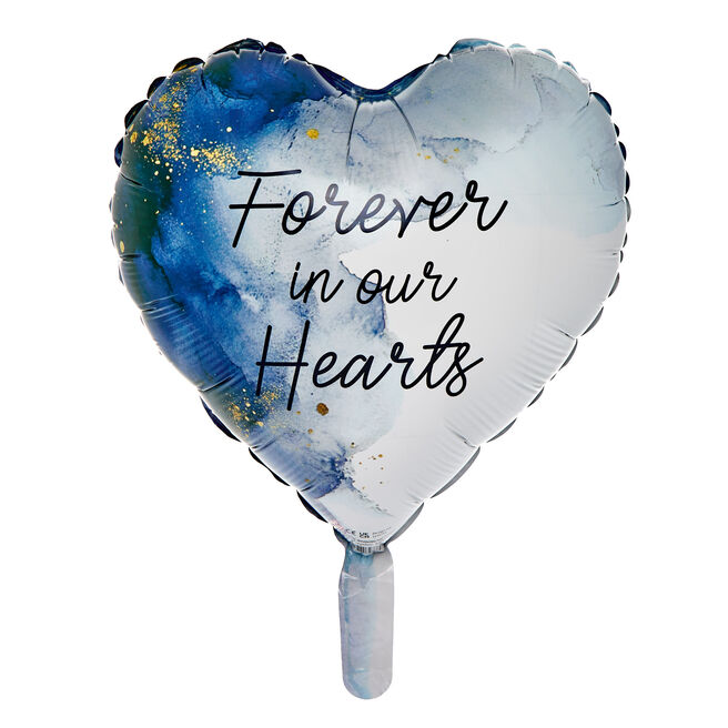 Forever In Our Hearts 18-Inch Foil Helium Balloon