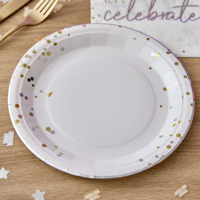 Celebrate Paper Plates - Pack of 10