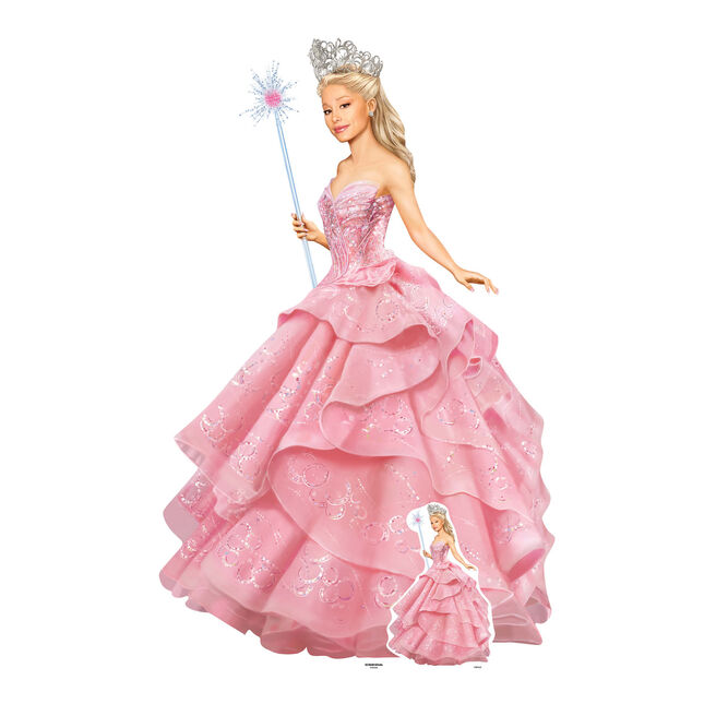 Glinda Wicked Pink Witch Cardboard Cutout