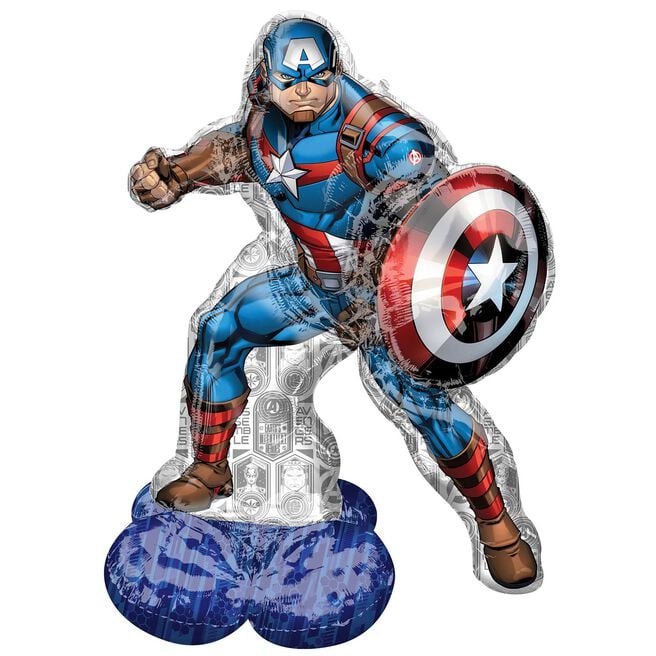 Large 58-Inch Airloonz Captain America Balloon