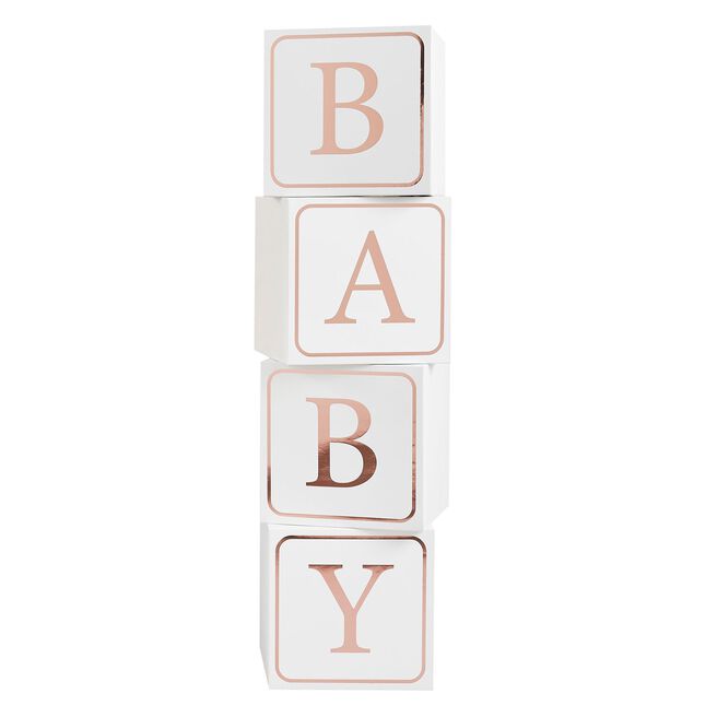 Rose Gold Baby Jumbo Blocks 