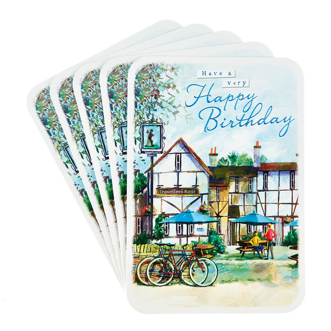 Birthday Cards - Traveller's Rest (Pack of 12)