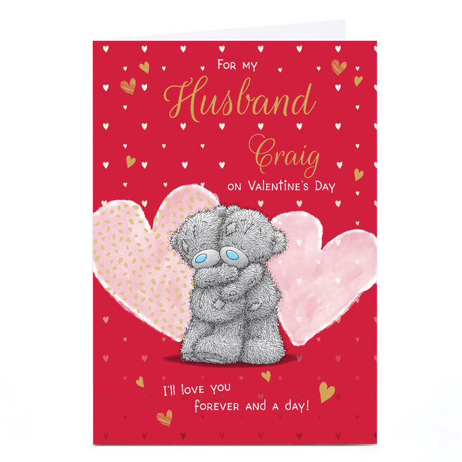 Personalised Tatty Teddy Valentine's Day Card - Forever and a Day