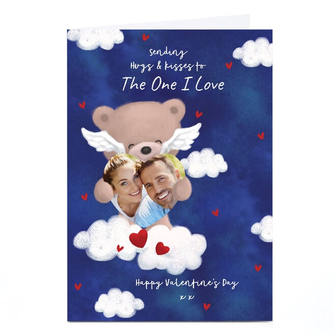 Photo Hugs Valentine's Day Card- Bear in The Clouds, One I Love