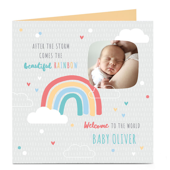 Photo New Baby Card - After The Storm...