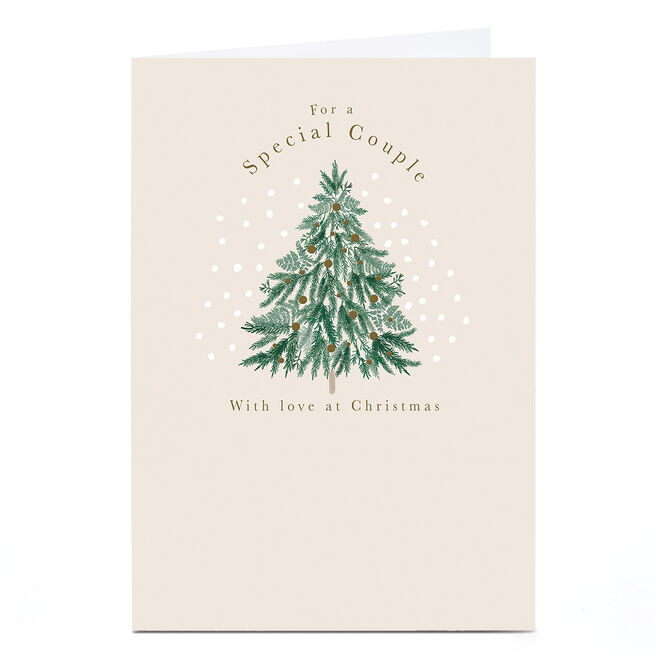 Christmas Card - Special Couple - Simple tree