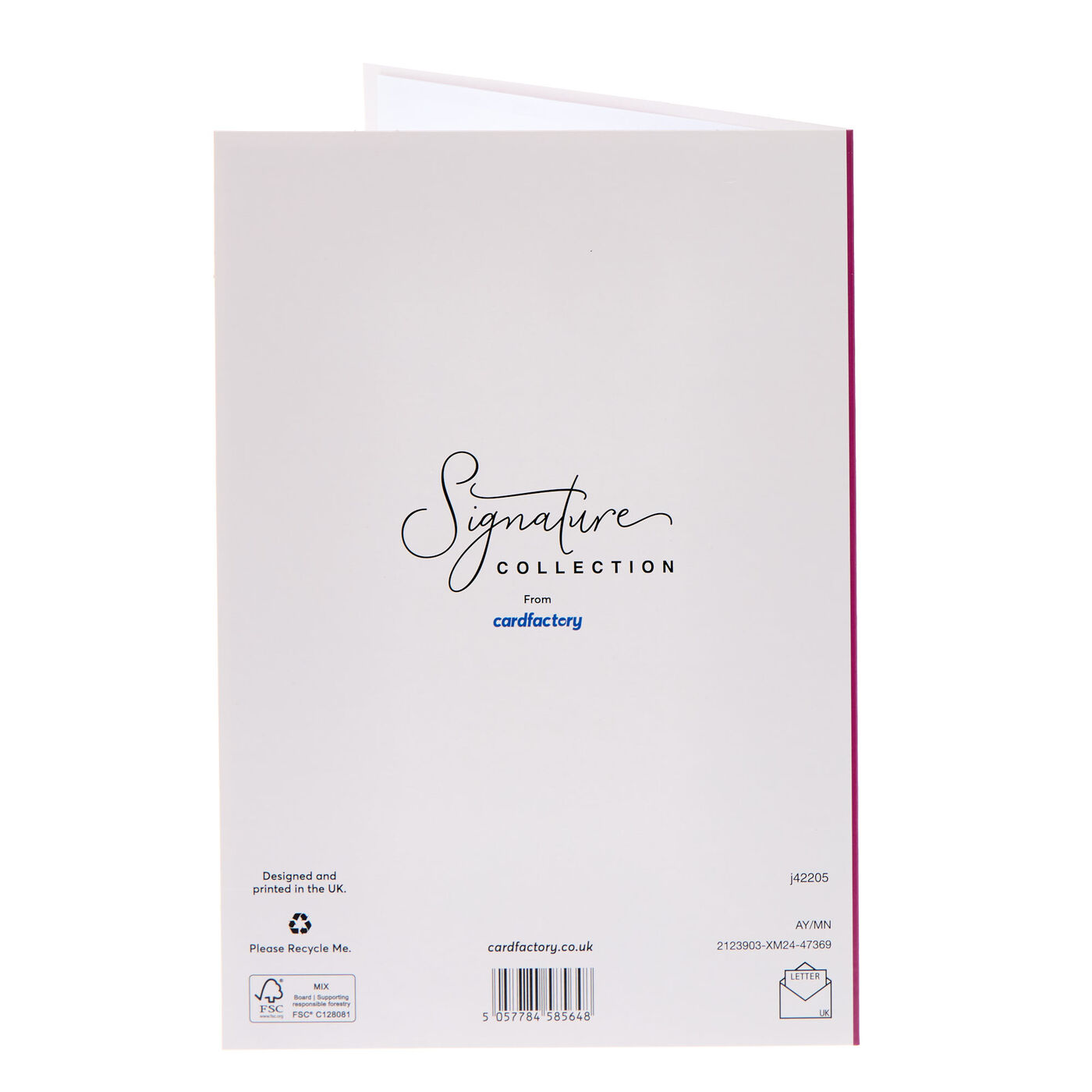 Buy Mum Purple & Gold Text Christmas Card for GBP 1.49 Card Factory UK