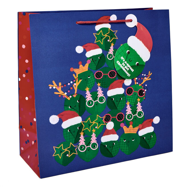 Sprout Tower Large Square Christmas Gift Bag